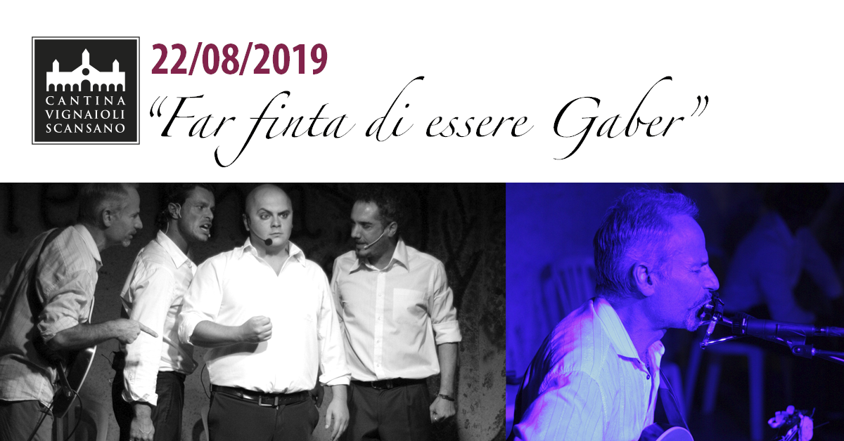 far finta di essere Gaber